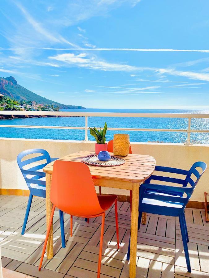 Appartement Antheor - vue exceptionnelle - refait à neuf 4 couchages à Saint-Raphaël Extérieur photo